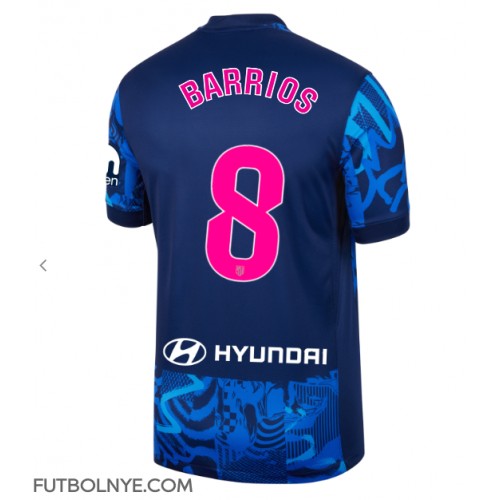 Camiseta Atletico Madrid Pablo Barrios #8 Tercera Equipación 2024-25 manga corta